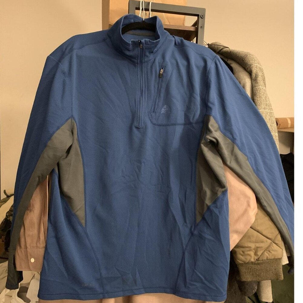 Y2K-era Nike ACG All Conditions Gear Blue Running Quarter Zip Dri-Fit Longsleeve
